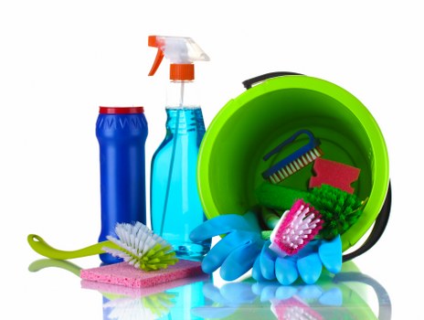 Deep cleaning service in a home setting