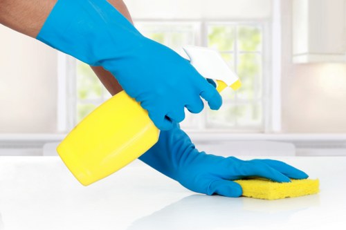 After builders cleaning for a commercial property ready for handover in Deepcleaning