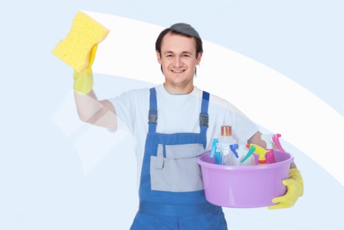 House clearance team handling bulky items in a Deepcleaning property