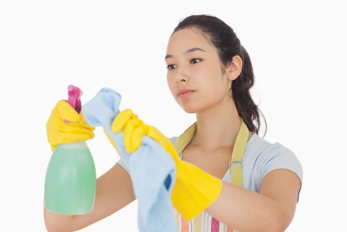 Commercial deep cleaning in an office or business premises