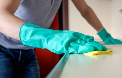 Fresh, spotless environment after deep cleaning service