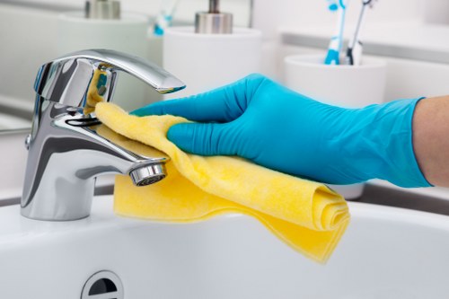 Deep cleaning service preparing a property for move-in or move-out