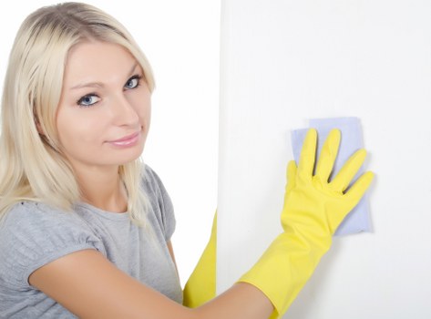Final safety inspection after a deep cleaning job